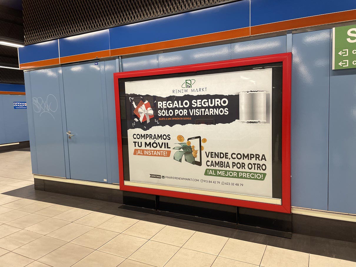 Publicidad en Metro